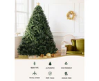 Jingle Jollys Christmas Tree 2.4M Xmas Tree Decorations Green 1500 Tips