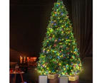 Jingle Jollys Christmas Tree 2.1m Xmas Tree Decoration 8 Light Mode Multi Colour