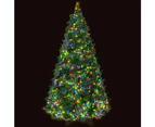 Jingle Jollys Christmas Tree 2.1m Xmas Tree Decoration 8 Light Mode Multi Colour