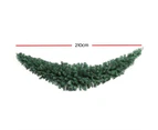 Jingle Jollys 2.1m Christmas Garland Xmas Decorations Green Wedding Party