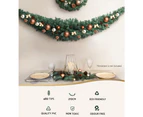 Jingle Jollys 2.1m Christmas Garland Xmas Decorations Green Wedding Party