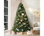 Jingle Jollys Christmas Tree 2.1M Xmas Tree Decorations Pine Needles 1584 Tips