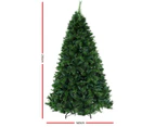 Jingle Jollys Christmas Tree 2.1M Xmas Tree Decorations Pine Needles 1584 Tips