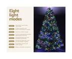 Jingle Jollys Christmas Tree 2.1m Xmas Tree Decor 2800 LED Lights 8 Modes