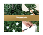 Jingle Jollys 2.4m Christmas Tree Optic Fibre LED Xmas tree Multi Colour