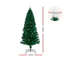 Jingle Jollys 2.1m Christmas Tree Optic Fibre LED Xmas tree Multi Colour