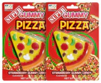 2 x Super Gummy Pizza Strawberry 150g