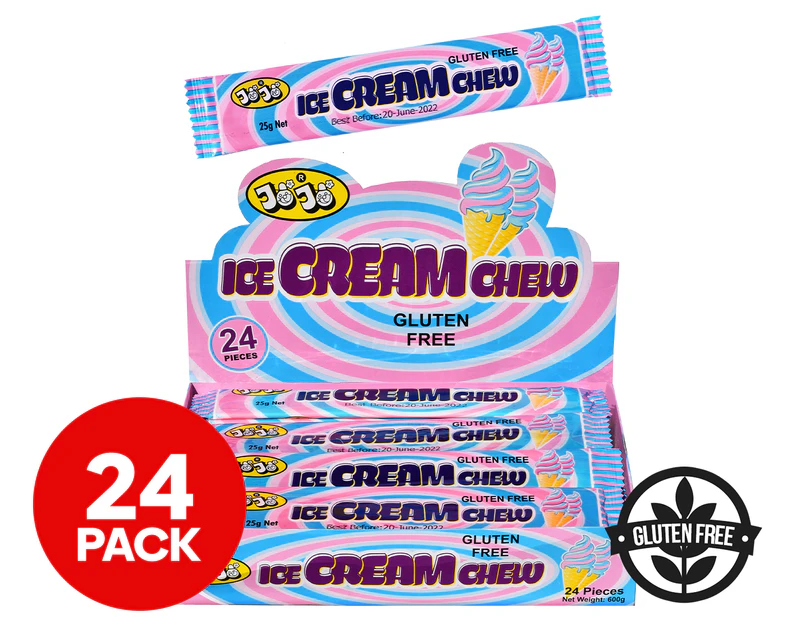 24 x JoJo Ice Cream Chew 25g
