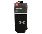 Under Armour Adult's UA Heatgear Crew Socks 3-Pack - Black/Steel