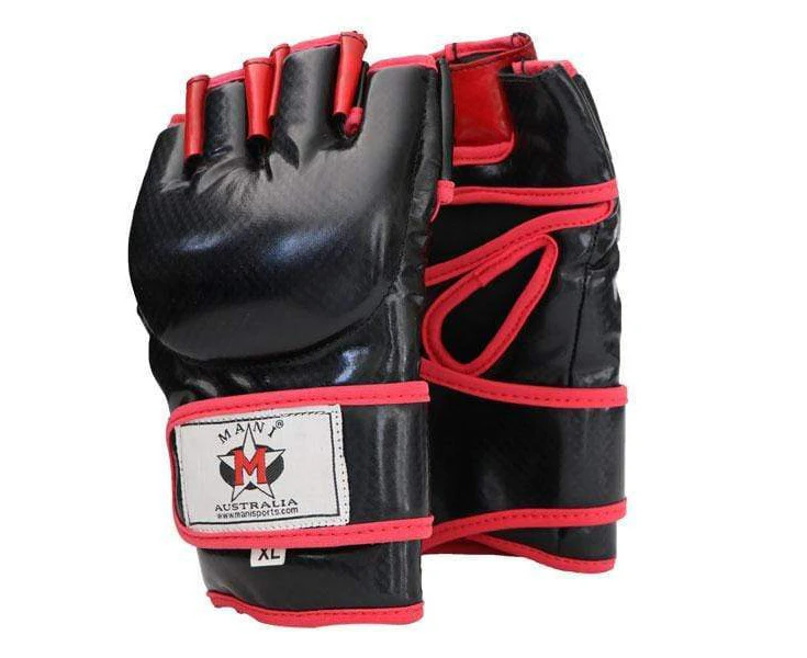 MMA Head Start Grappling Gloves Black/ Red