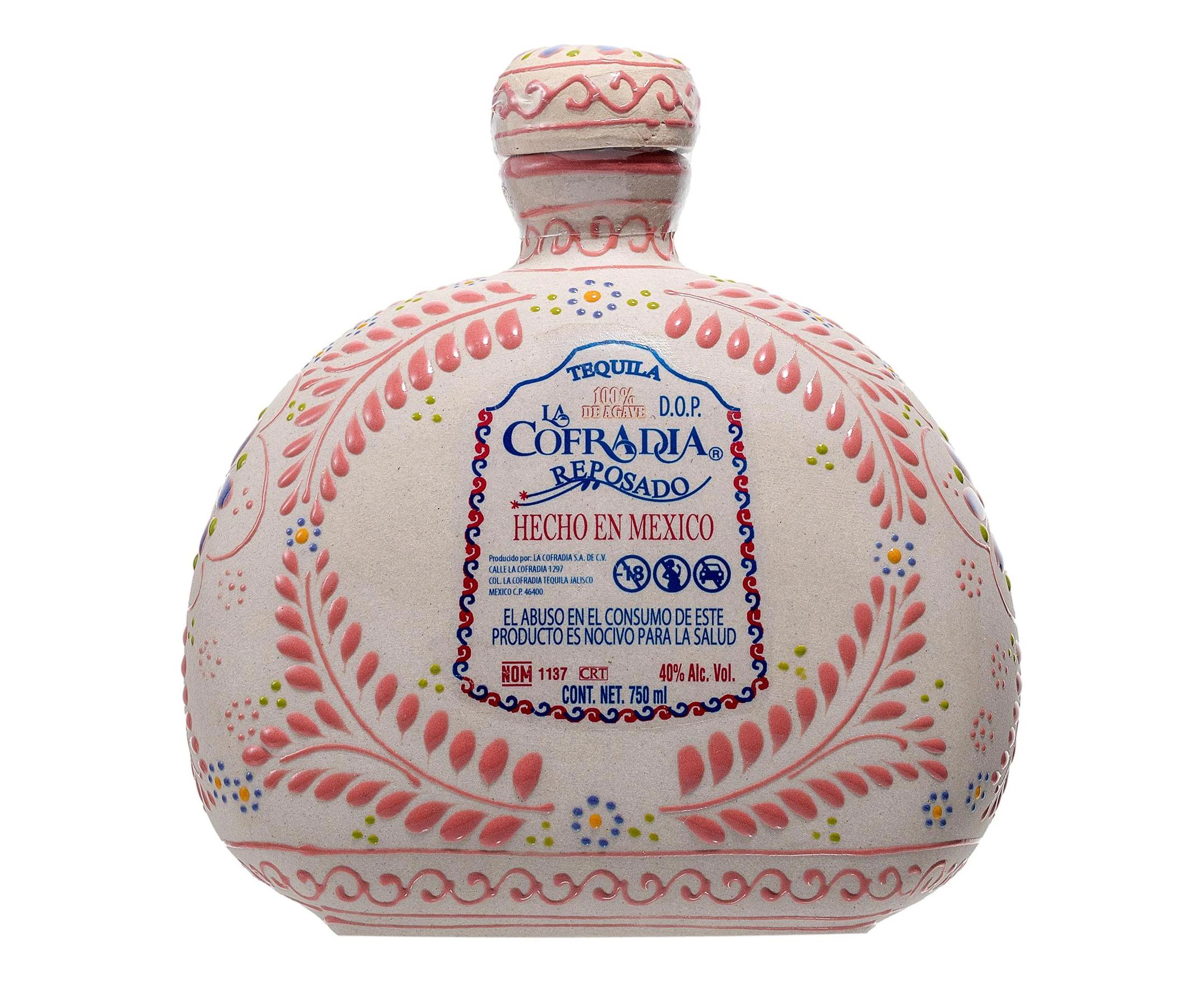 La Cofradia Ed Talavera Rosa Reposado Tequila 750mL