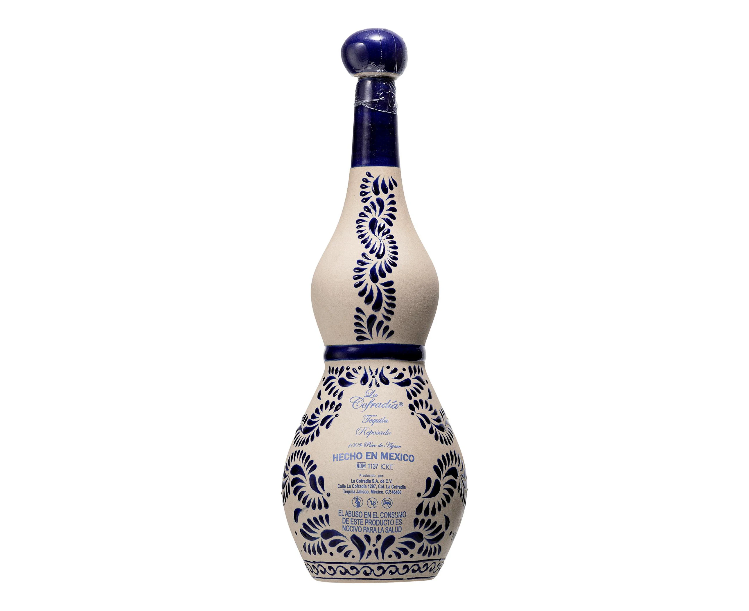 La Cofradia Torre De Picos Reposado Tequila - Ceramic Bottle 750mL @ 40% abv