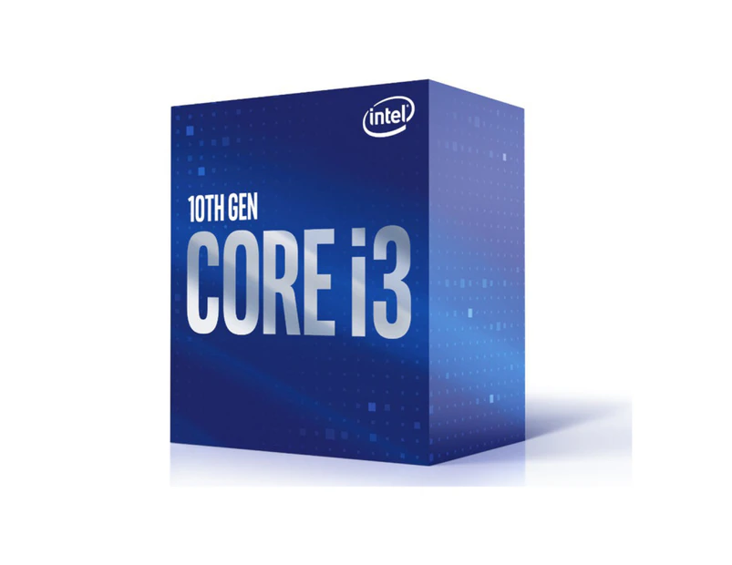 Intel Core i3-10100 CPU 3.6GHz (4.3GHz Turbo) LGA1200 10th Gen 4-Cores 8-Threads 6MB 65W UHD Graphic 630 Retail Box Comet Lake