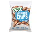 6 x X50 Mushroom Chips Sea Salt 40g