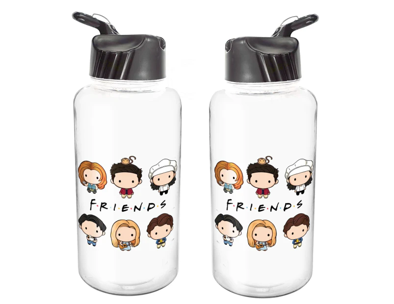 Friends Chibi Characters Drink Bottle