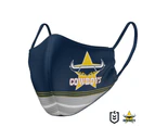 North Queensland QLD Cowboys NRL Kids Child Size Reversible Washable Face Mask