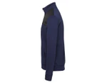 Calvin Klein Men's Fleece Mock Neck Full Zip Jacket - Royal Navy