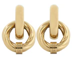 Guess Tube Torchon Earrings - Gold