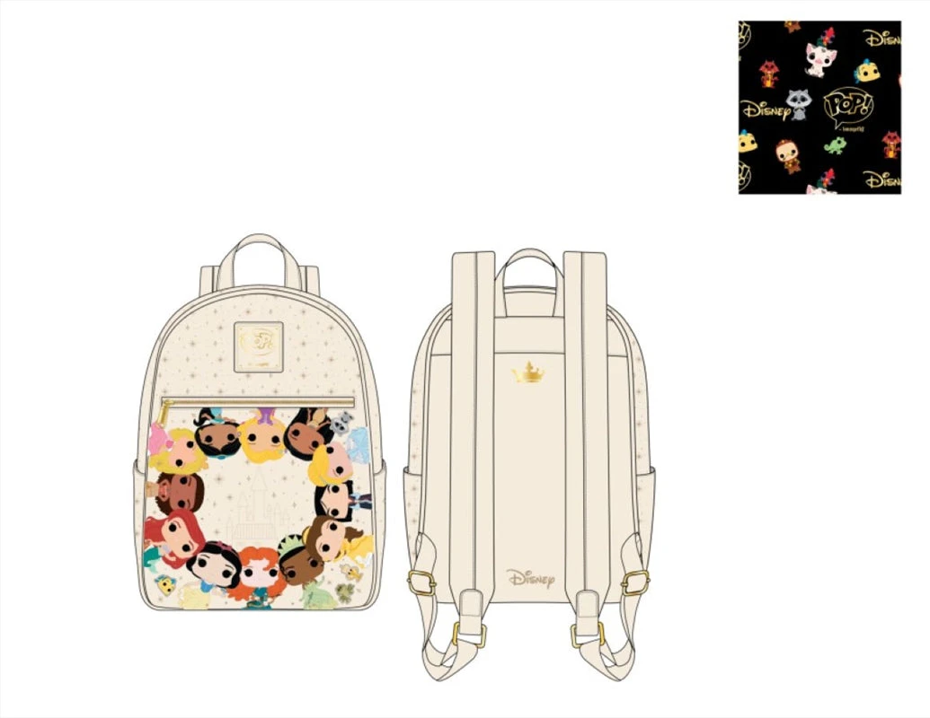 Loungefly   Disney   Princess Circle Mini Backpack