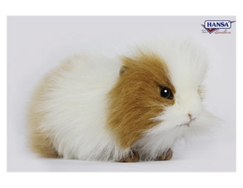 Guinea Pig 20cm Brown And White Plush Toy