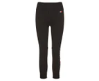 Tommy Hilfiger Sport Women's 3/4 Length High Rise Jersey Leggings / Tights - Black