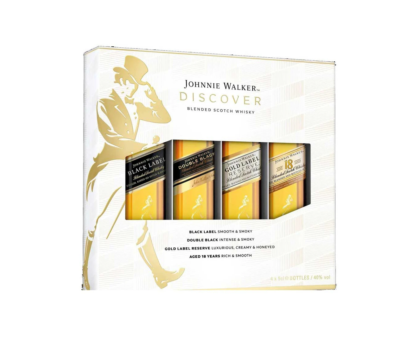 Johnnie Walker Discover Gift Pack 4 X 50 ml