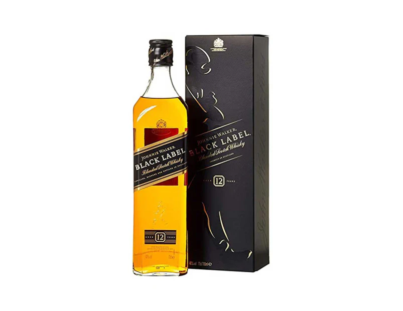 Johnnie Walker Black Label Scotch Whiskey 700mL @ 40% abv