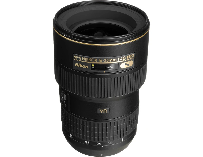 Nikon AF-S 16-35mm f/4G ED VR Lens - Black