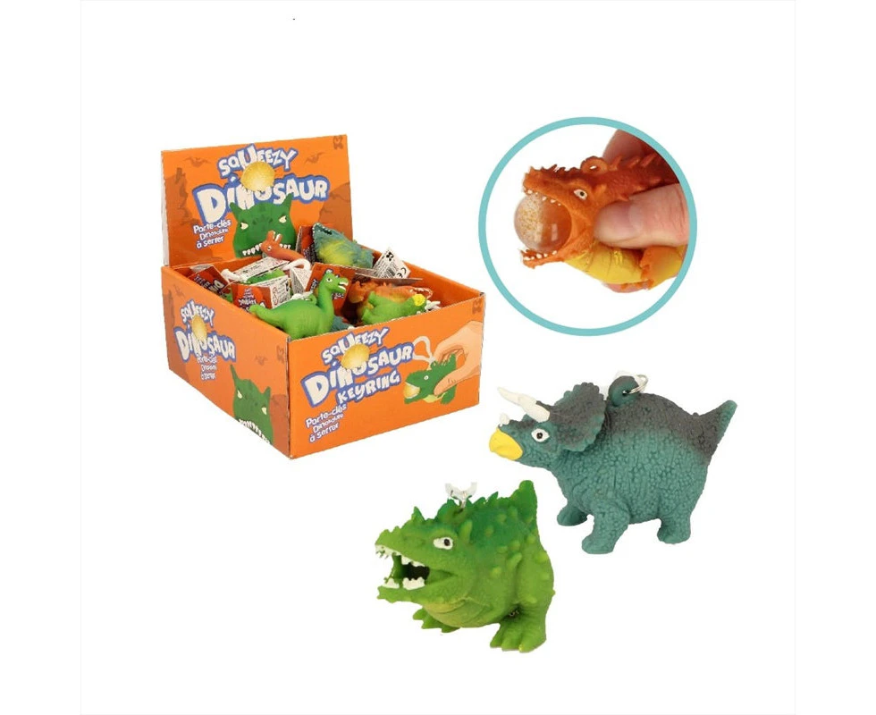 Squeezy Dino Keyring Toy