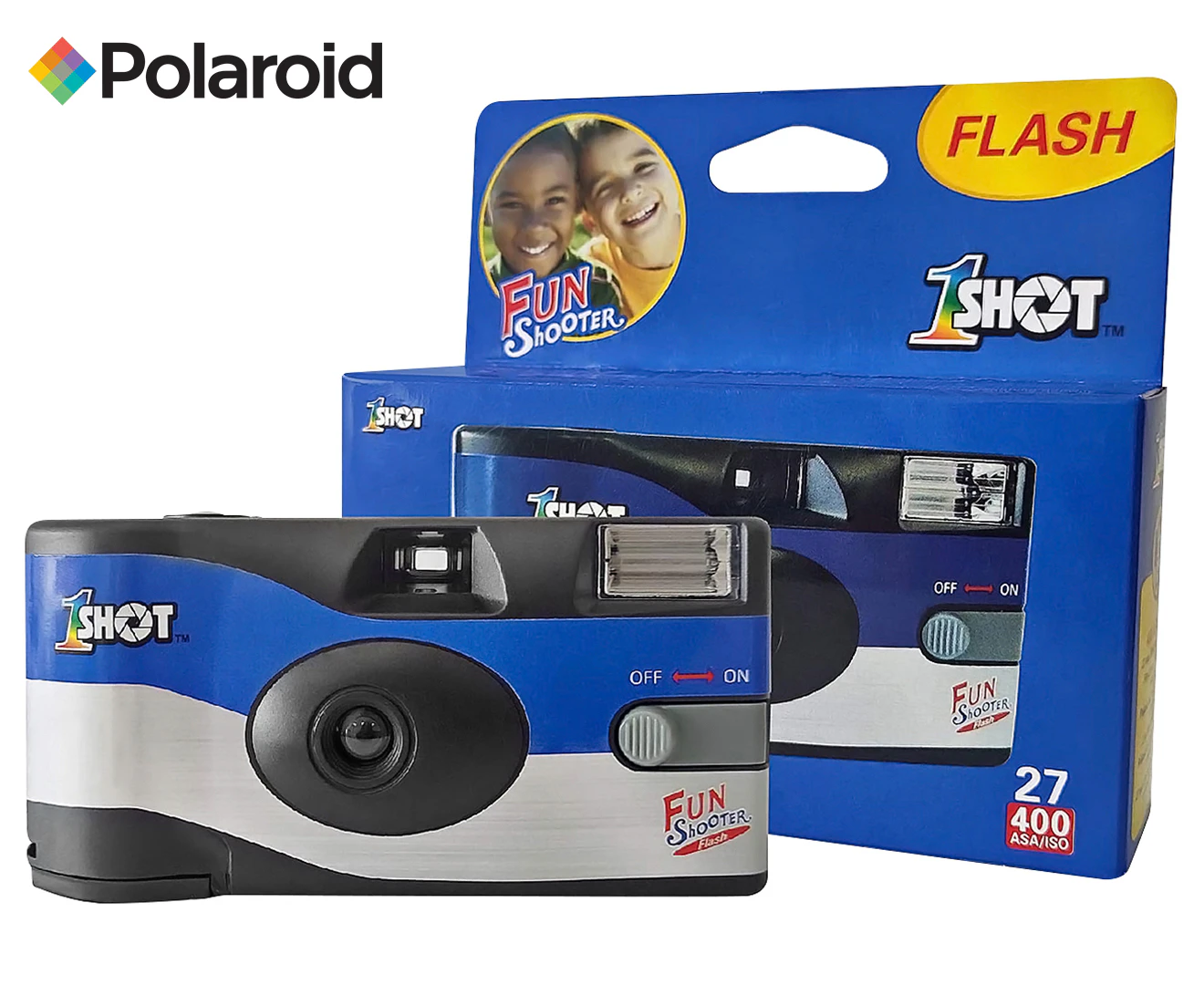 Polaroid 1-Shot Fun Shooter 400 Disposable Camera