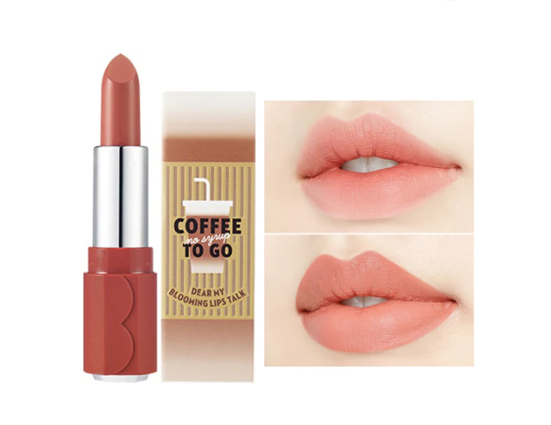 Etude House Dear My Blooming Lips Talk Coffee #BE117 - Whipping Cream Dolce Latte Lipstick + Face Mask