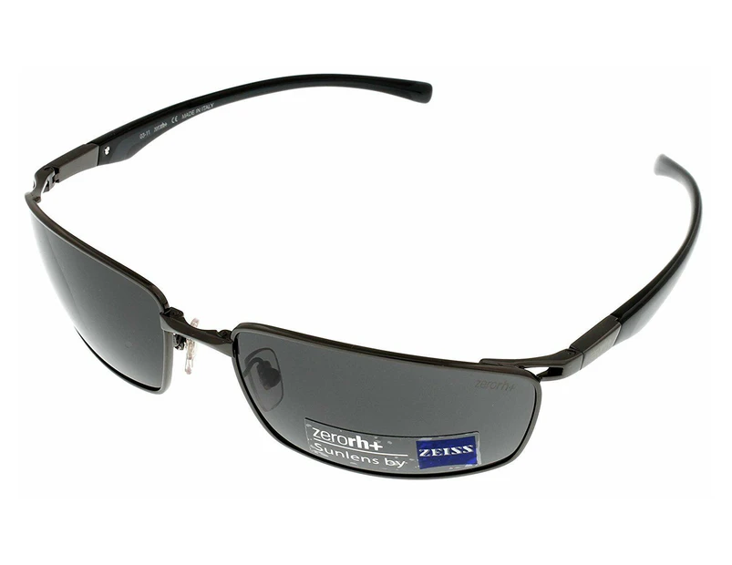 Zerorh+ Sunglasses Men Black Shiny Ruthenium Sport
