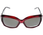 Gianfranco Ferre Sunglasses Women Red Bordeaux Rectangular 2