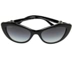 Bvlgari Sunglasses Women Gray Black Cat Eye Fashion 3