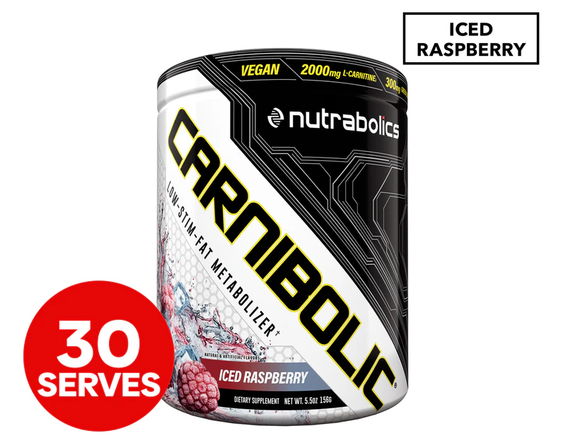 Nutrabolics Carnibolic Low-Stim-Fat Metaboliser Iced Raspberry 156g / 30 Serves