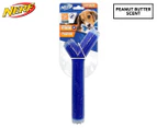 Nerf Dog 25cm Bacon & Peanut Butter Scentology Stick Toy - Clear/Blue