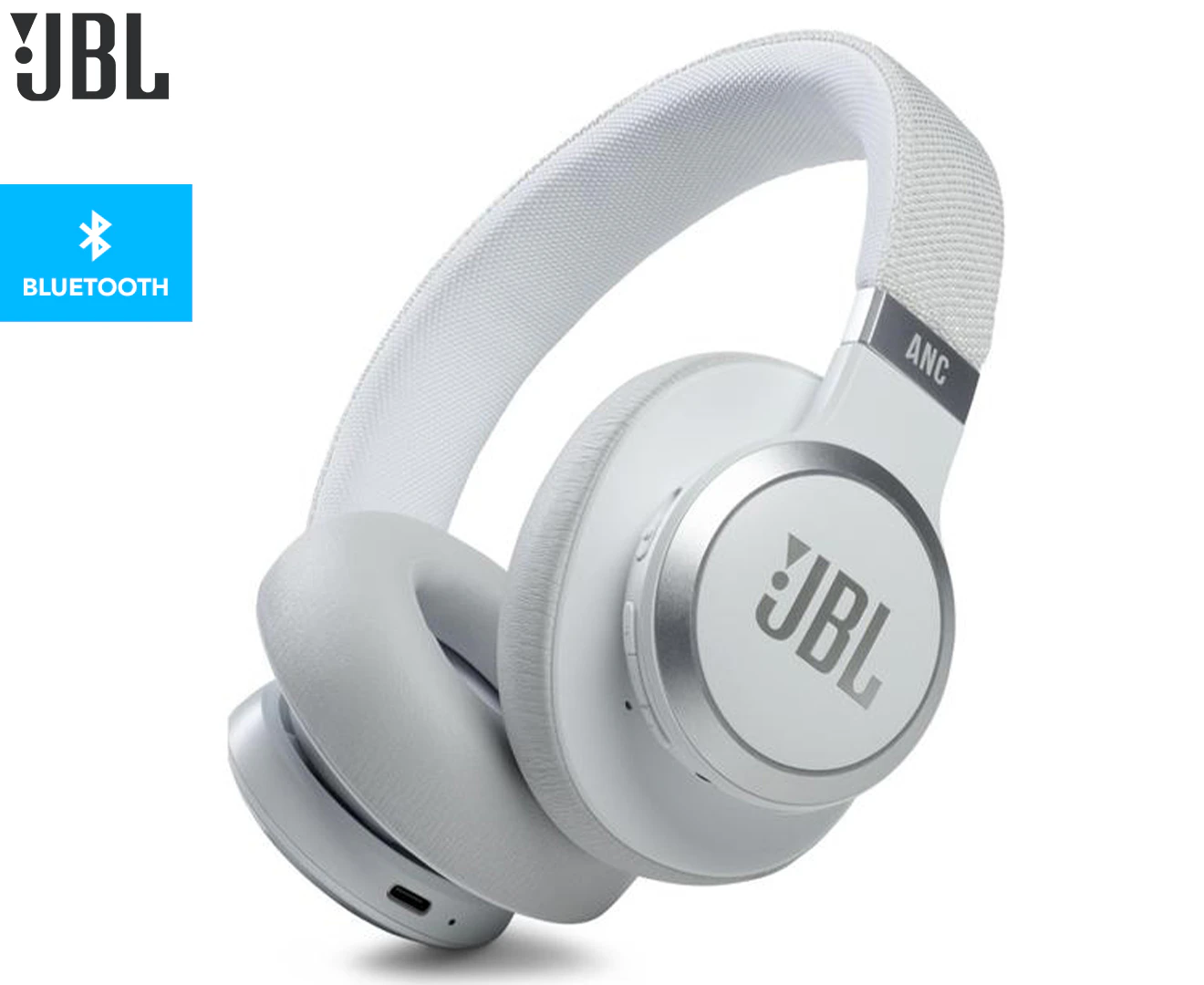 JBL Live 660NC Wireless Headphones - White