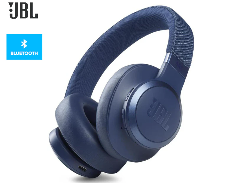 JBL Live 660NC Wireless Headphones - Blue