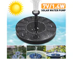 9 in 1 Solar Powered Fountain Water Suction Cups for Home Courtyard Garden Pool Pond