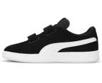 Puma Boys' Smash Suede V2 SD V Sneakers - Black/White