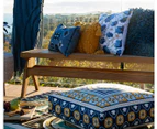 J. Elliot Home 50x50cm Wildflower Cushion - Blue