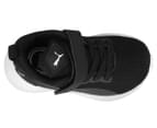 Puma Boys' Engineer Knit Flyer Running Shoes - Black/White 4