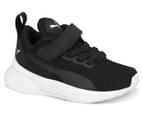 Puma Boys' Engineer Knit Flyer Running Shoes - Black/White 2