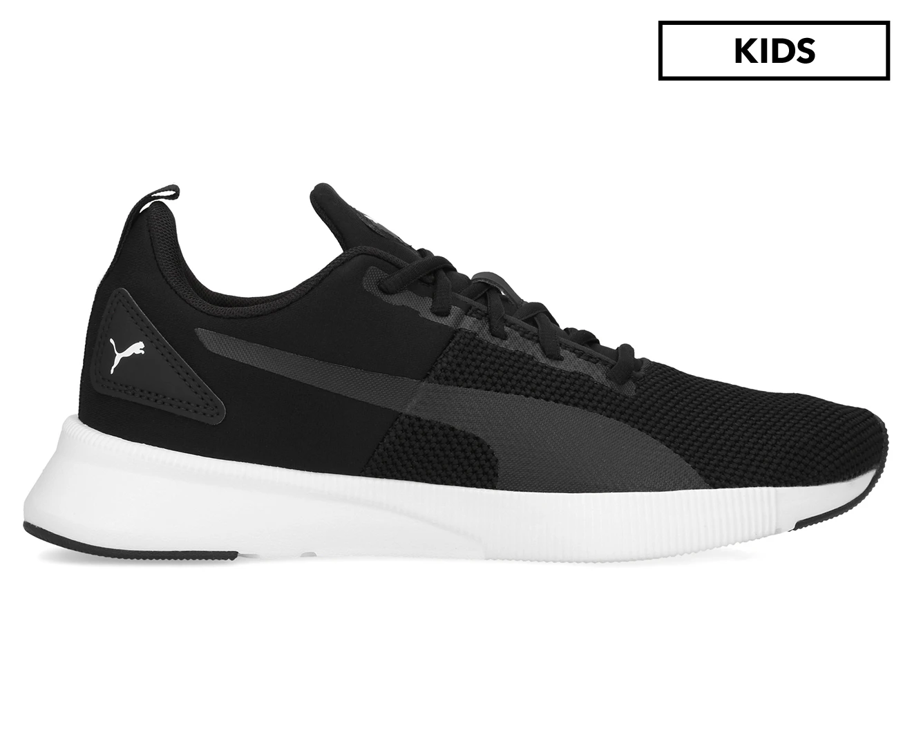 Puma Youth Flyer Runner Sneakers - Black/White