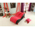 Inflatable Bondage Sofa Bed Love Chair Sex Furniture Cuffs Restraints Bdsm - Red