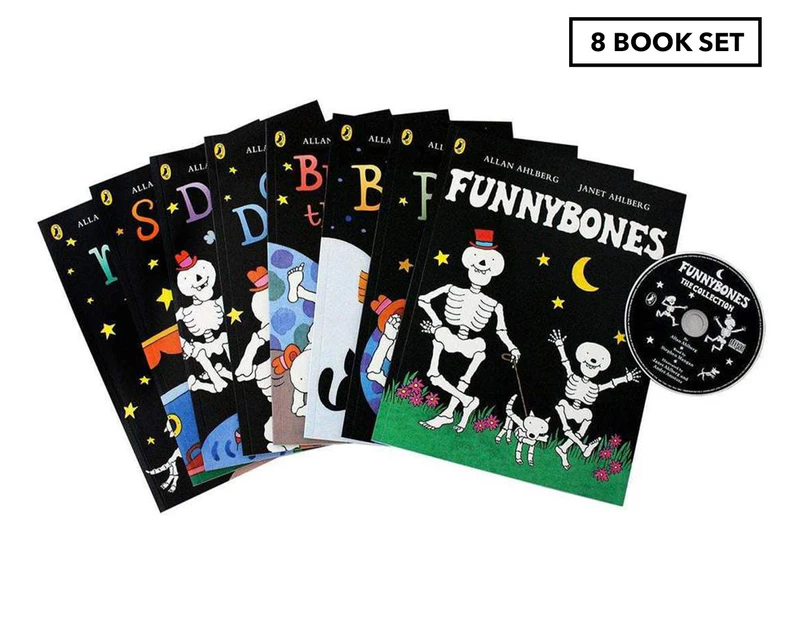 Funnybones The Collection CD & 8-Book Set by Allan Ahlberg