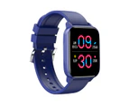 TODO Bluetooth Smart Watch 1.69" TFT Monitor Heart Rate Blood Pressure - Blue