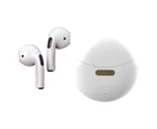 TODO TWS Bluetooth Earbud Headphone Headset Earphones Rechargeable V5.1 IPX5 - White