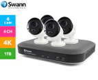 Swann SWDVK-455804 4-Camera 4-Channel 4K Ultra HD DVR Security System
