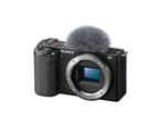 Sony ZV-E10 Mirrorless Camera (Body Only) - Black 24.2MP APS-C Exmor CMOS Sensor [ILCZV-E10/B]